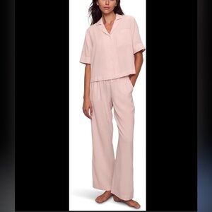 EBERJEY | pink nautical stripe pajama set